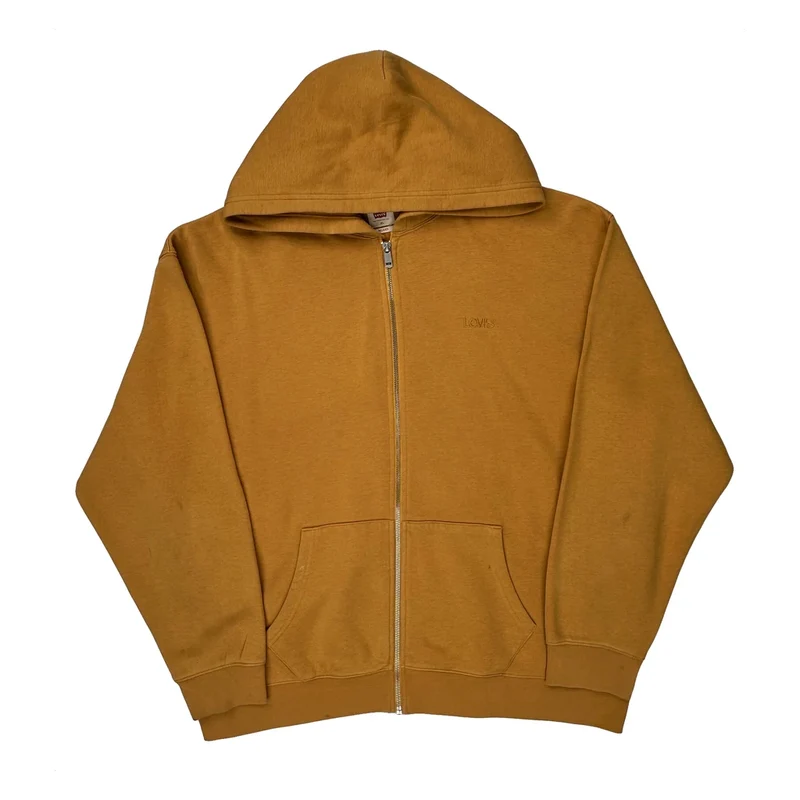 Levis Hoodie - XL Yellow Cotton