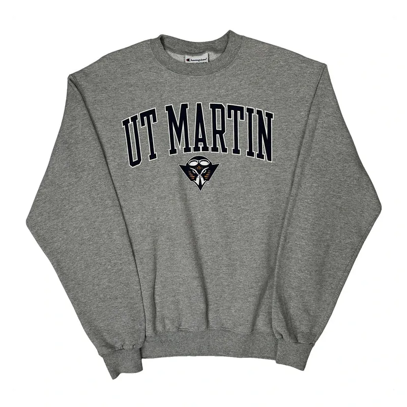 Champion Ut Martin Sweatshirt - Medium Grey Cotton