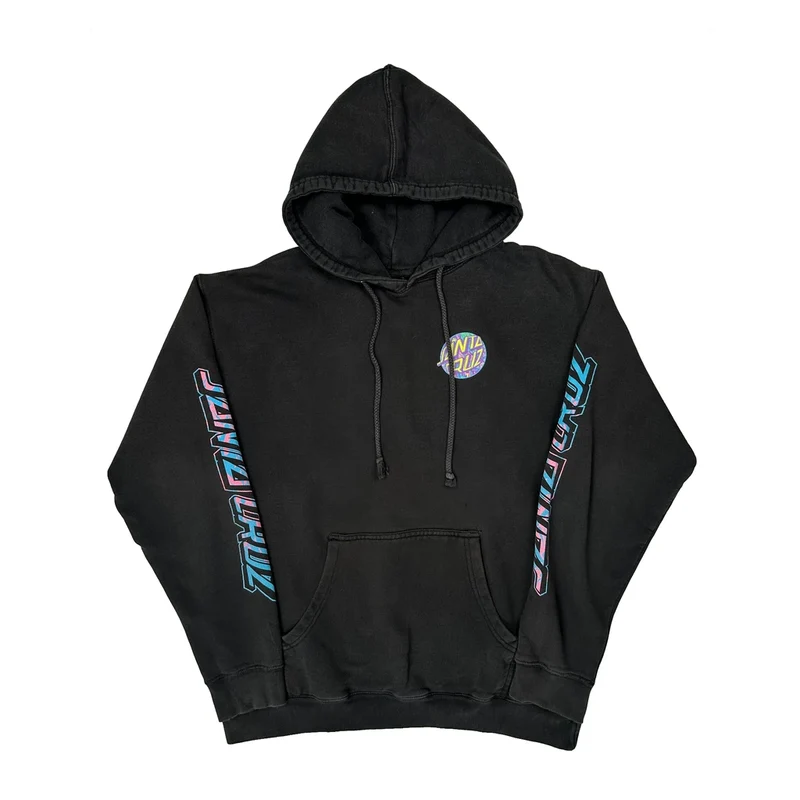Santa Cruz Santa Cruz Hoodie - Large Black Cotton