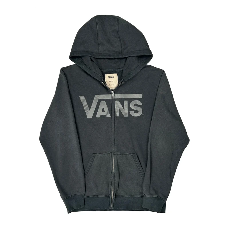 Vans Hoodie - Medium Black Cotton