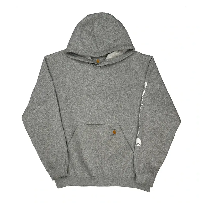 Carhartt Hoodie - Large Grey Cotton