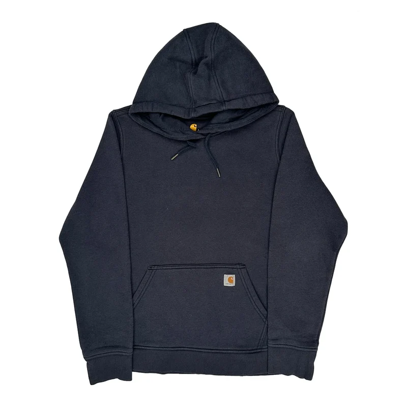 Carhartt Hoodie - Large Navy Cotton