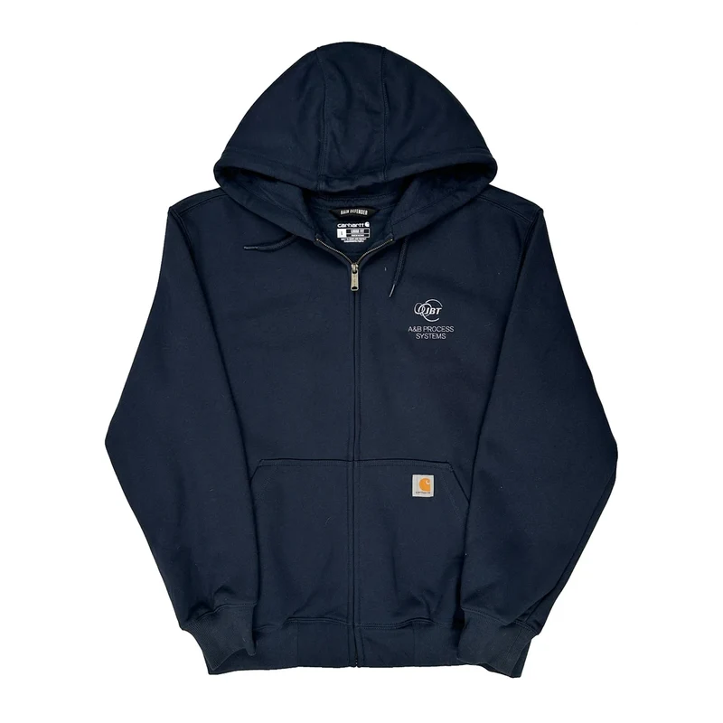 Rain Defender Carhartt Hoodie - Large Navy Cotton