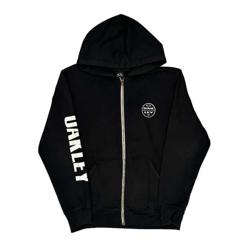 Oakley Hoodie - Large Black Cotton