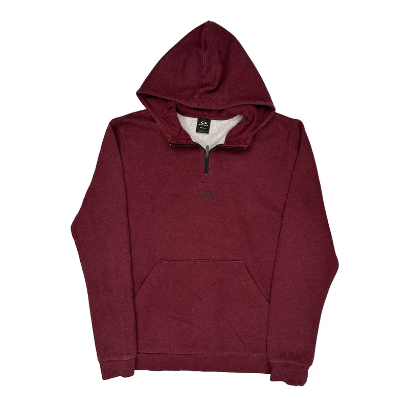 Oakley Hoodie - XL Burgundy Cotton