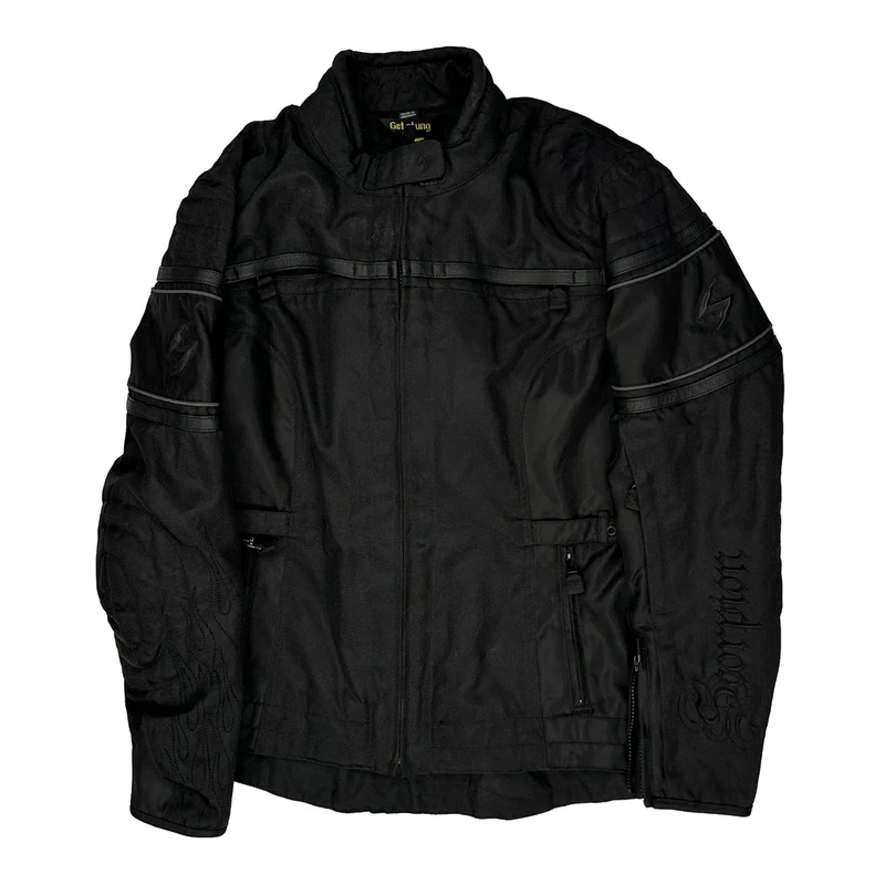 Scorpion Exo Waterproof Motorcycle Waterproof Jacket - Large Black Polyester
