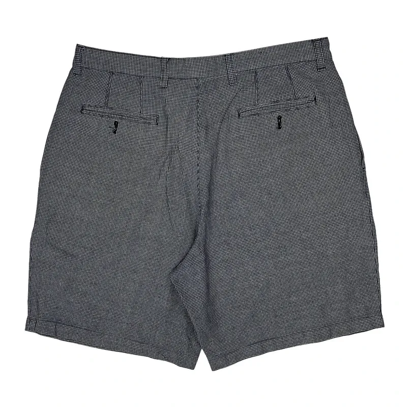 Tommy Hilfiger Checked Shorts - 36W 9L Grey Cotton