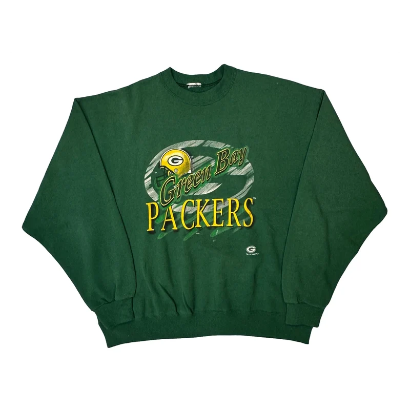 Green Bay Packers Nfl Sweatshirt - XL Green Cotton