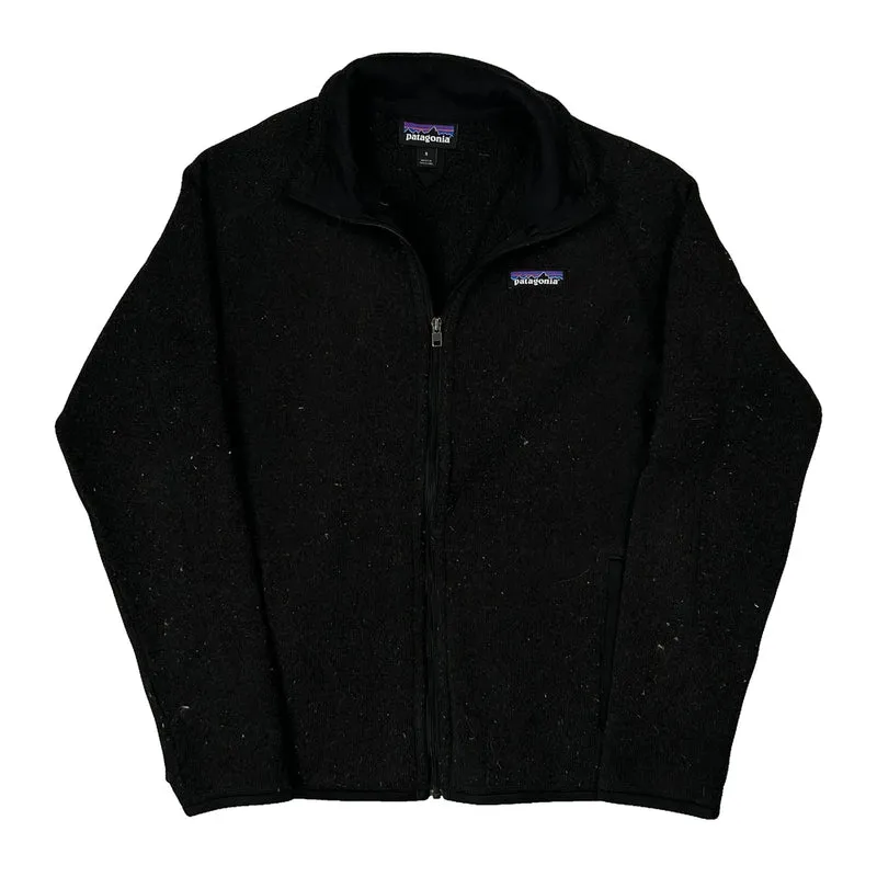 Patagonia Fleece Jacket - Small Black Polyester
