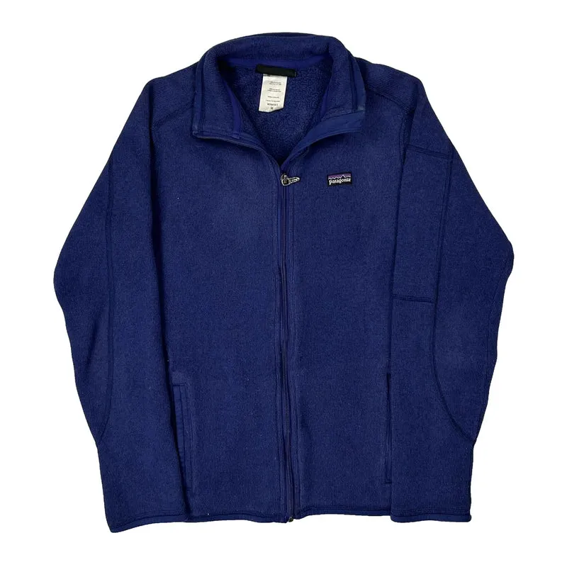 Patagonia Fleece Jacket - Medium Blue Polyester