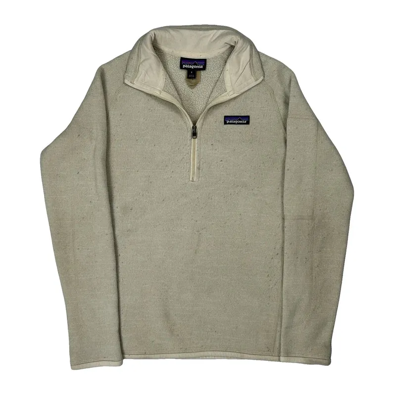 Patagonia Fleece - Small Beige Polyester