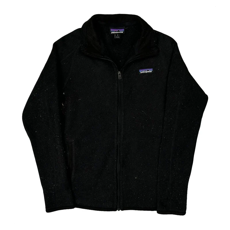 Patagonia Fleece Jacket - Small Black Polyester