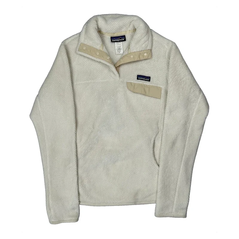 Patagonia Fleece - Medium Cream Polyester