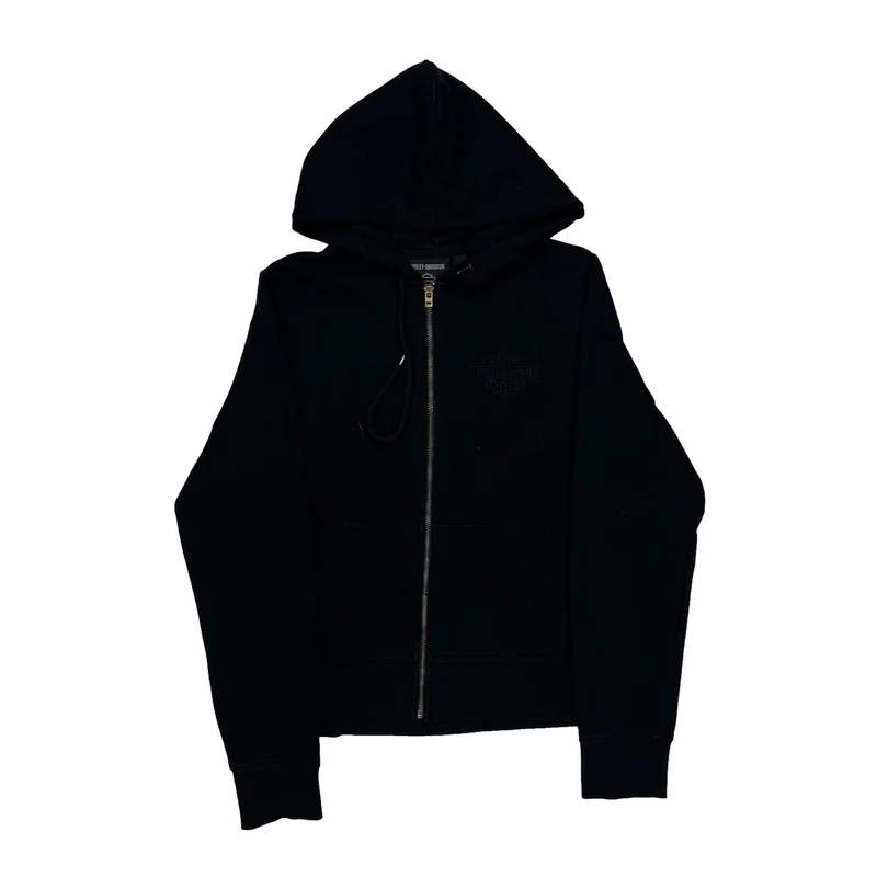 Motorcycles Harley Davidson Hoodie - Large Black Cotton