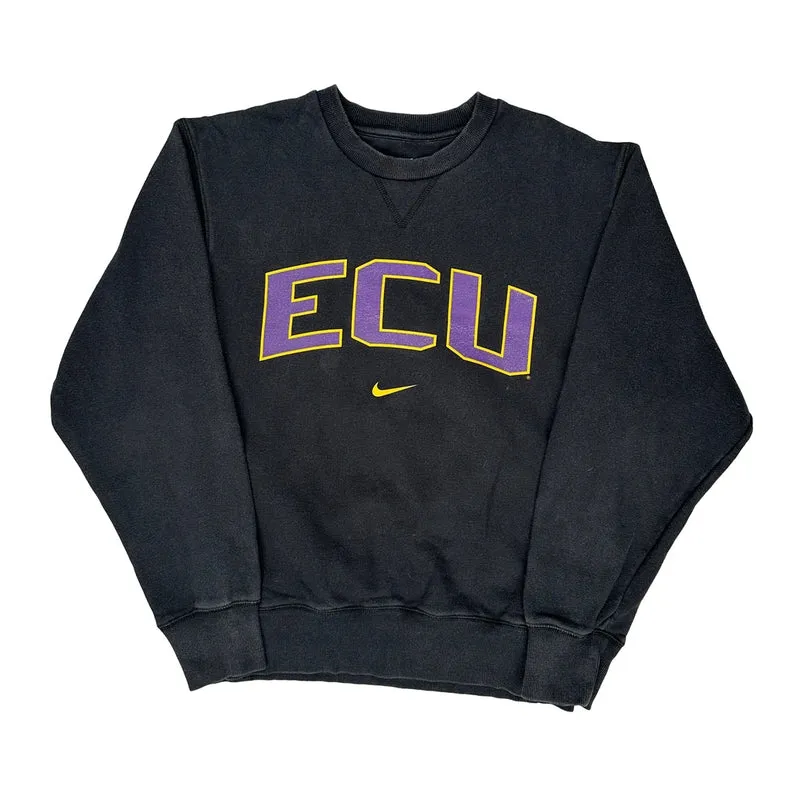 Ecu Nike College Sweatshirt - Medium Black Cotton