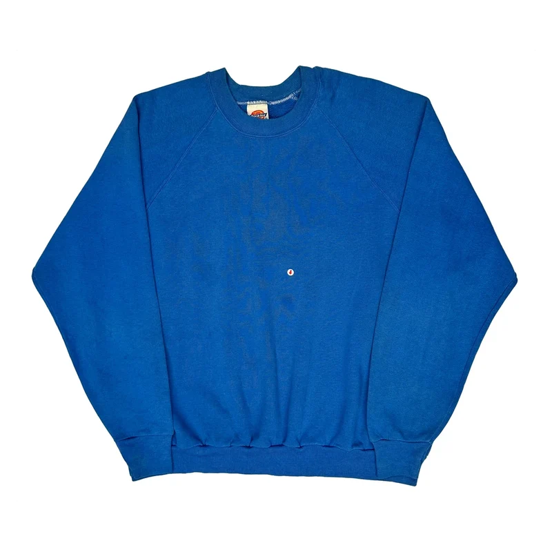 Dickies Sweatshirt - XL Blue Cotton Blend
