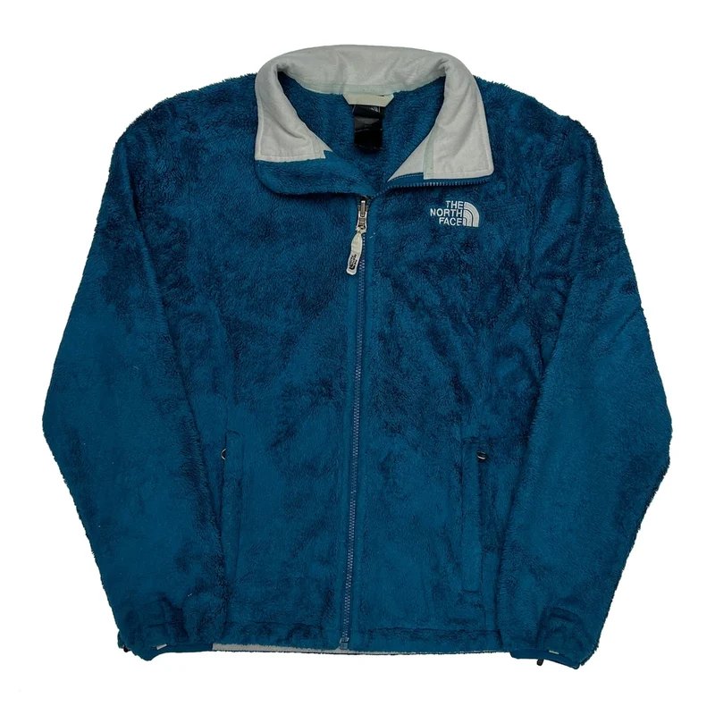The North Face Fleece Jacket - Medium Blue Polyester