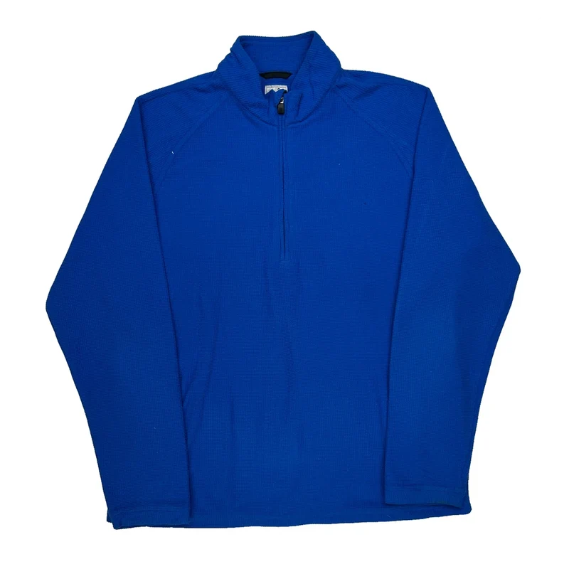 Adidas Fleece - Large Blue Polyester