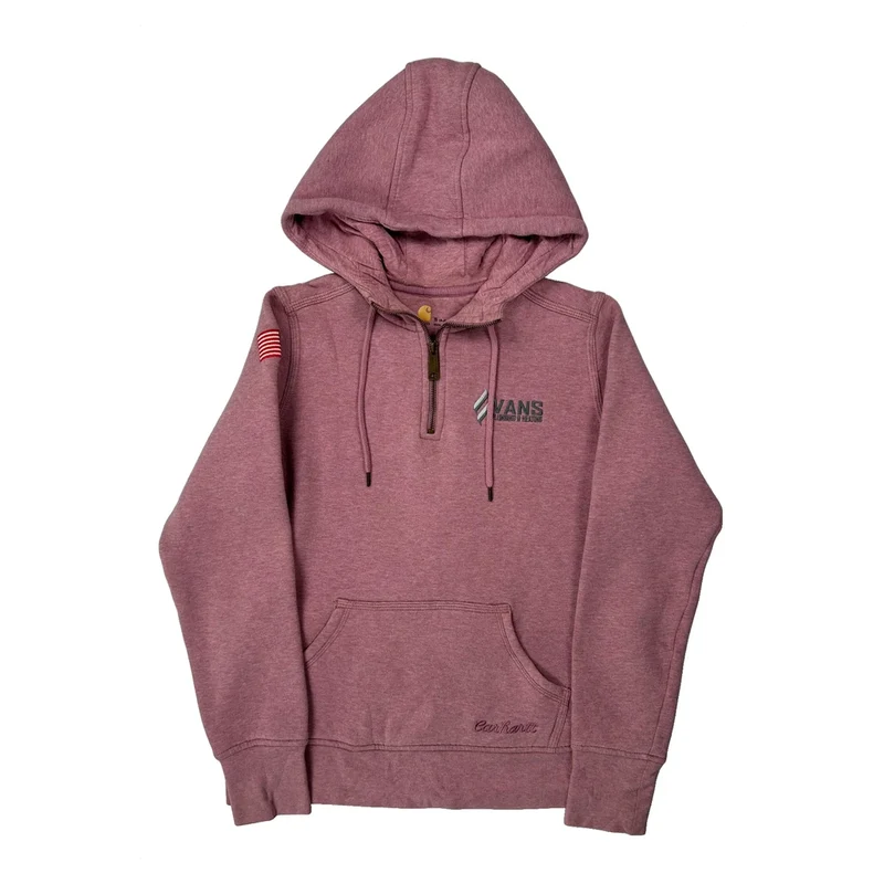 Carhartt Hoodie - Small Pink Cotton