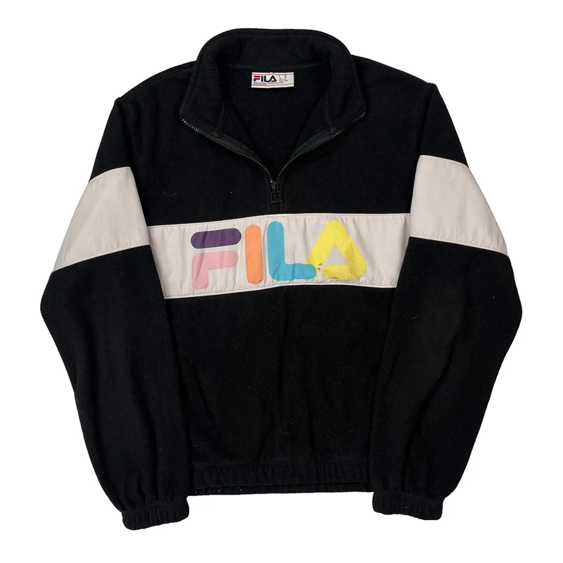 Fila Spellout Fleece - Medium Black Polyester