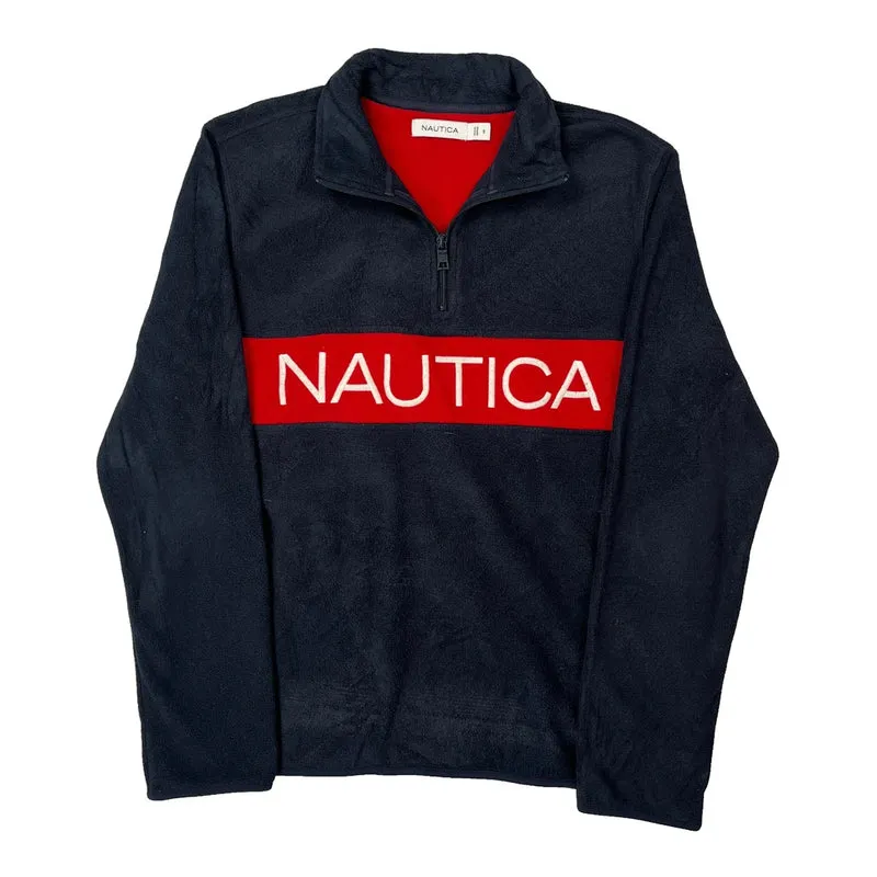 Nautica Spellout Fleece - Small Navy Polyester