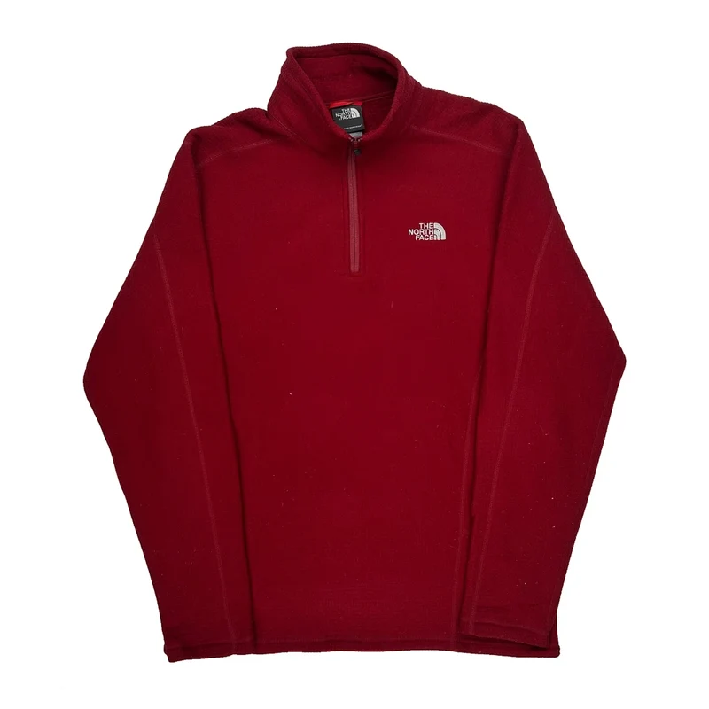 The North Face Fleece - Medium Red Polyester