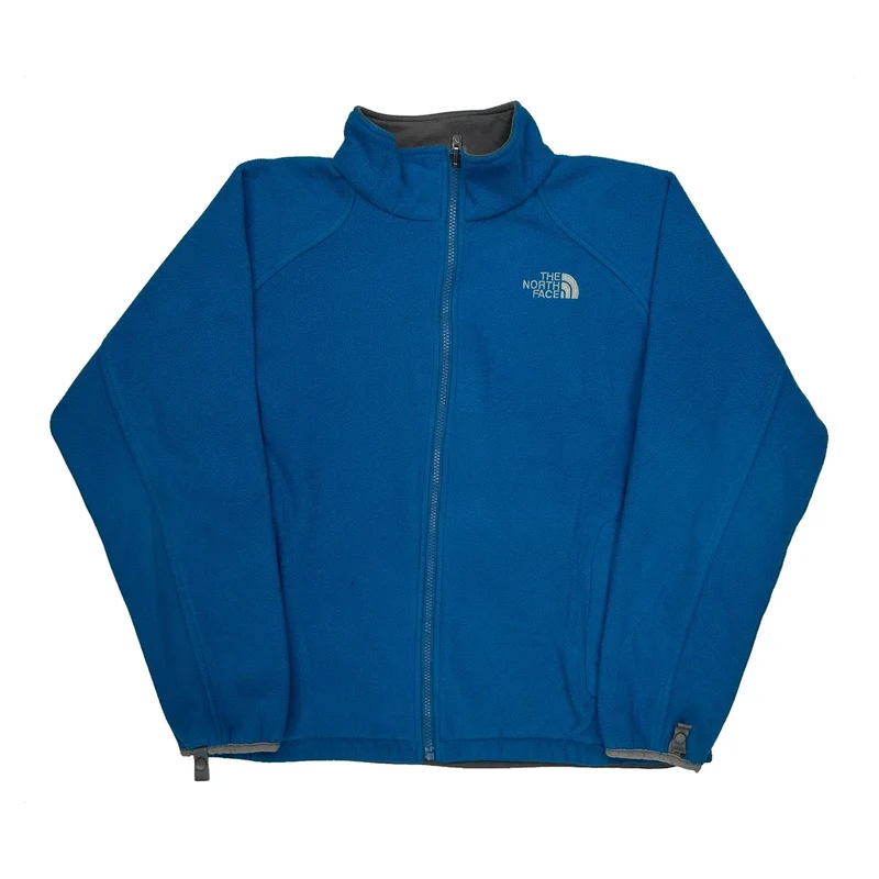 The North Face Fleece Jacket - Medium Blue Polyester