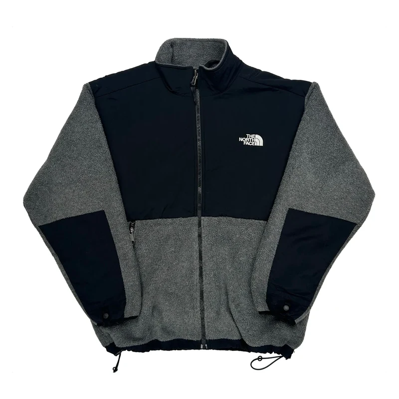 Youth The North Face Denali Fleece Jacket - XL Grey Nylon