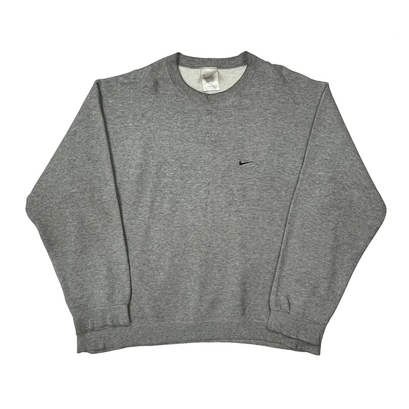 Nike Sweatshirt - XL Grey Cotton