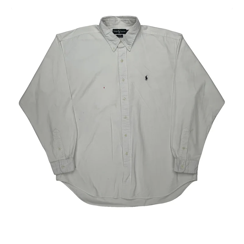 Ralph Lauren Shirt - XL White Cotton