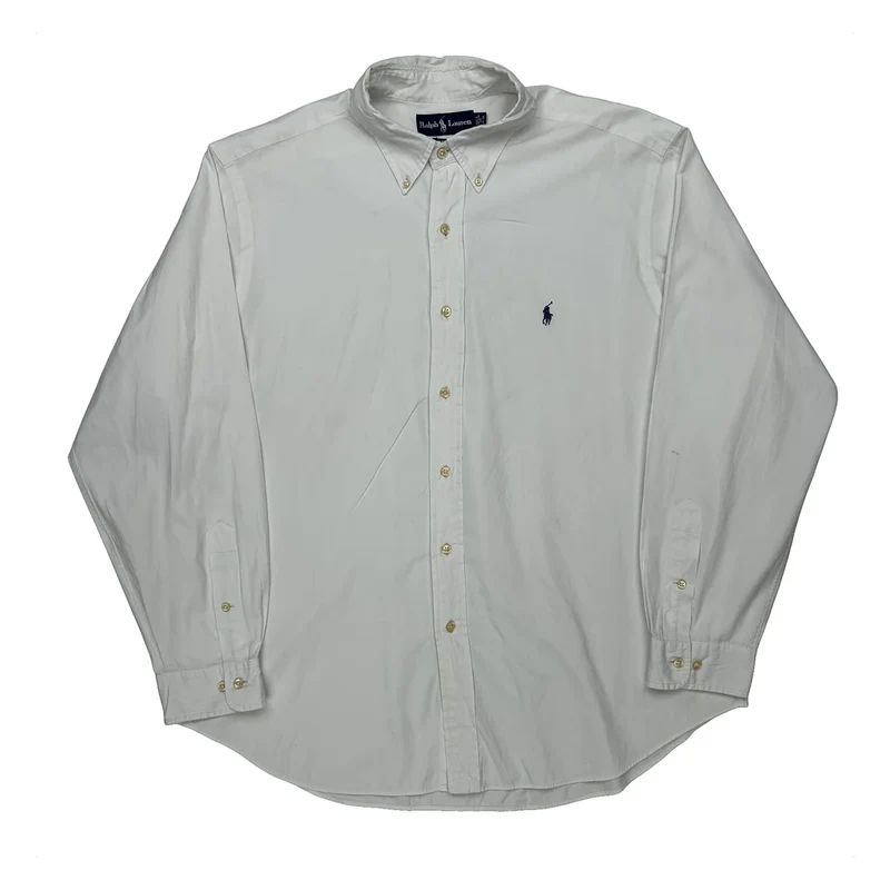 Ralph Lauren Shirt - XL White Cotton