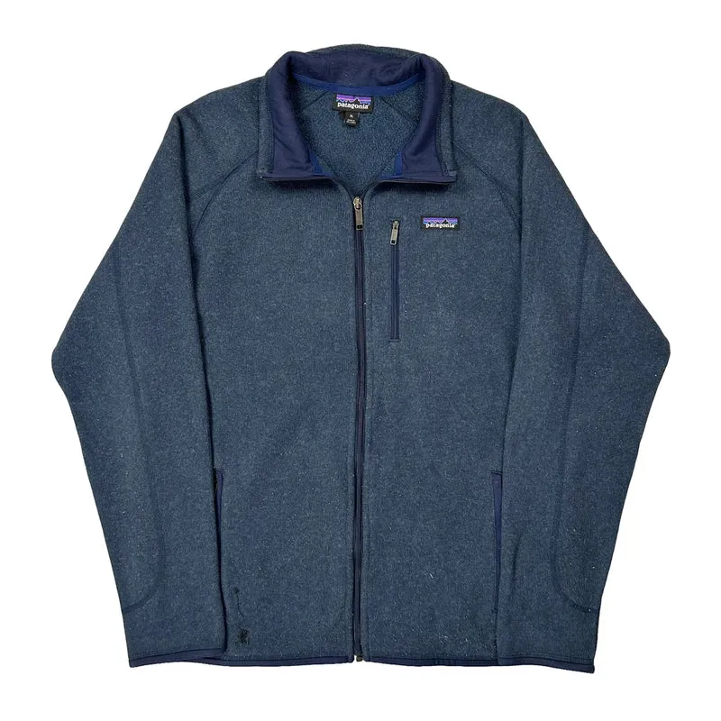 Patagonia Fleece Jacket - XL Blue Polyester