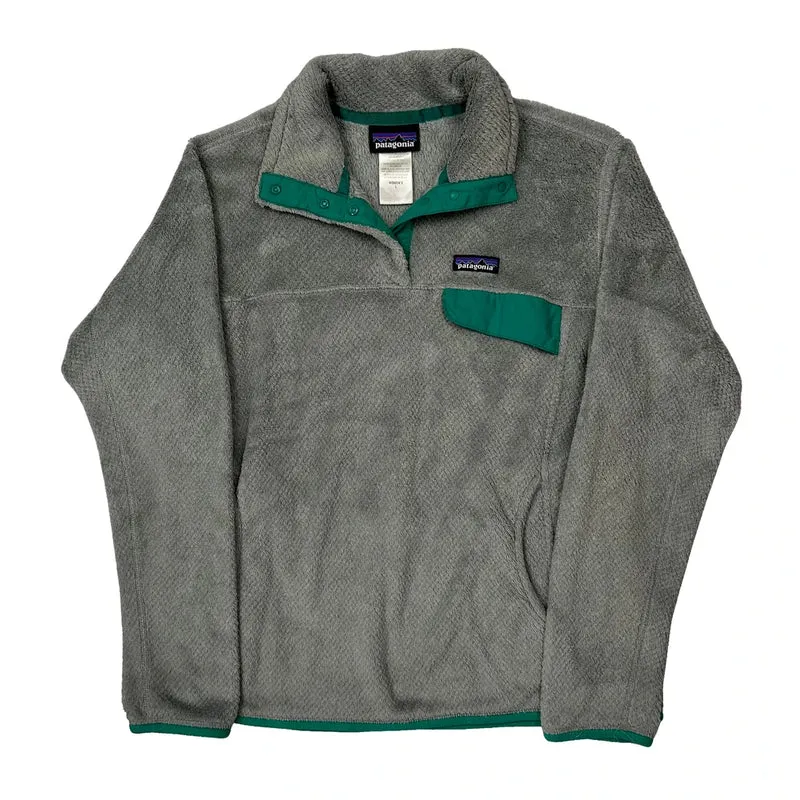 Patagonia Fleece Jacket - Large Grey Polyester