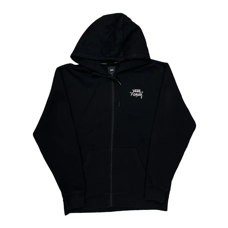 Vans Family Vans Hoodie - Medium Black Cotton