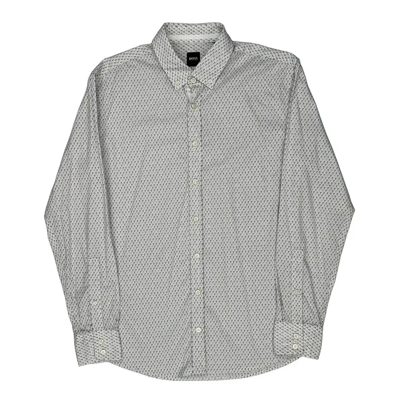 Boss Shirt - Large White Cotton