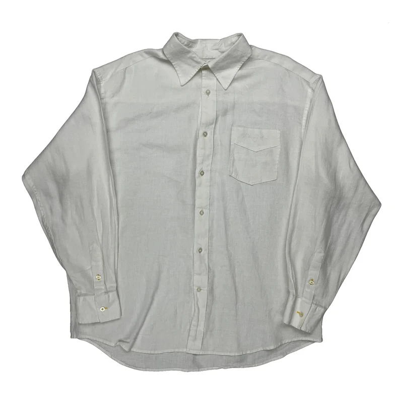 Sean John Shirt - XL White Linen
