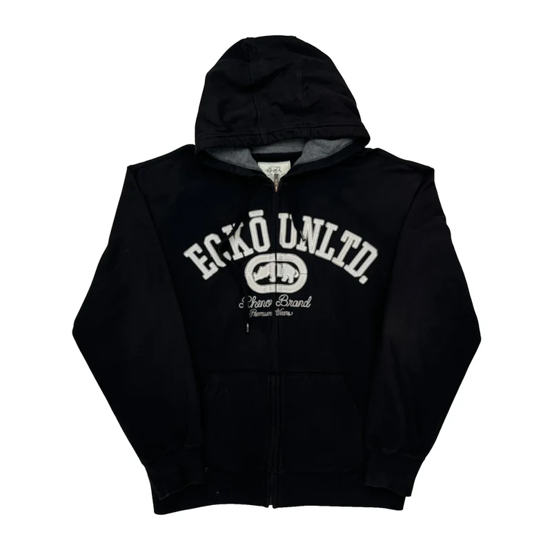 Ecko Unltd Spellout Hoodie - XL Black Cotton