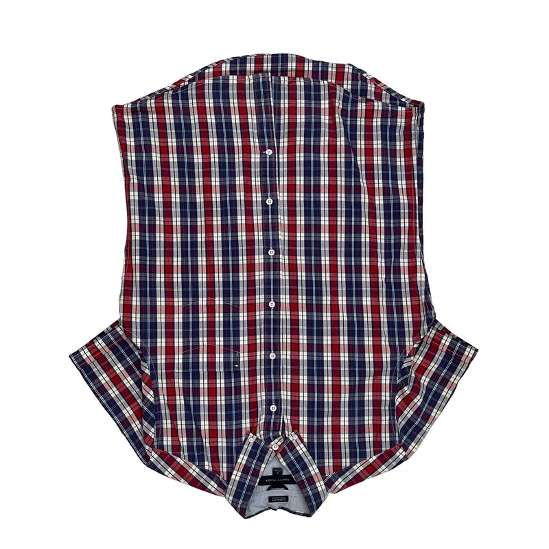 Tommy Hilfiger Checked Shirt - Medium Multicoloured Cotton