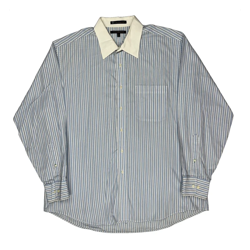 Tommy Hilfiger Striped Shirt - XL Blue Cotton