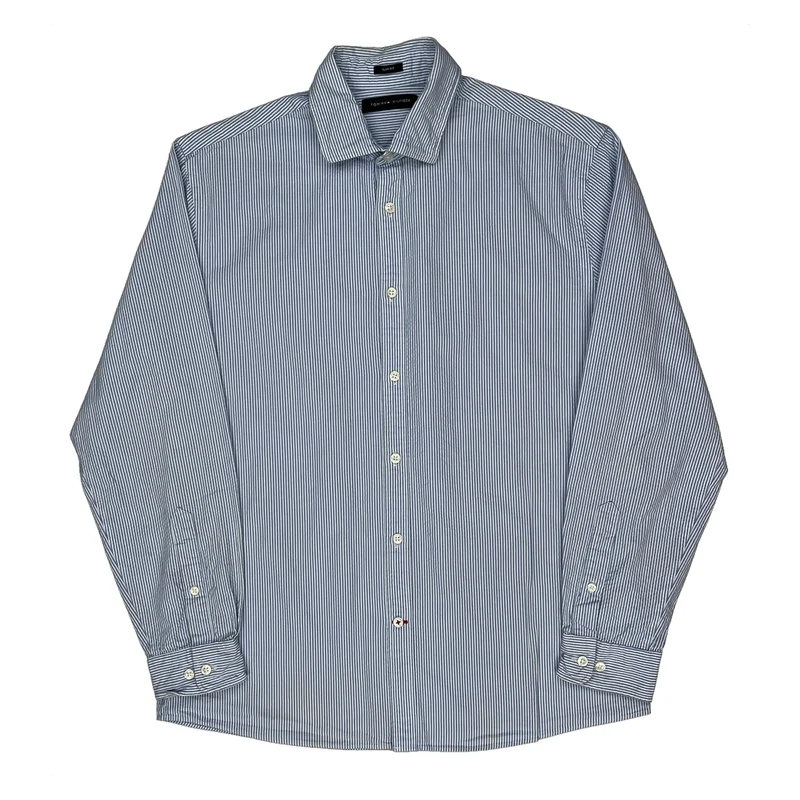 Tommy Hilfiger Slim Fit Shirt - Medium Blue Cotton