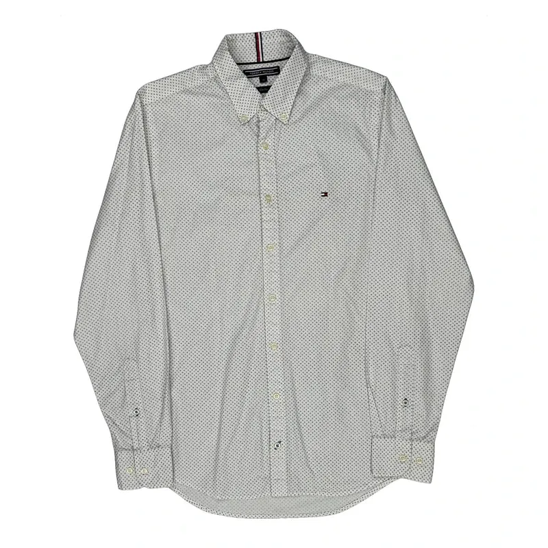 Tommy Hilfiger Slim Fit Shirt - Medium White Cotton