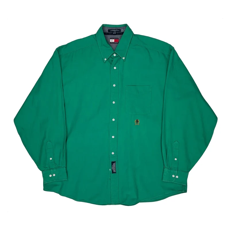 Tommy Hilfiger Shirt - XL Green Cotton