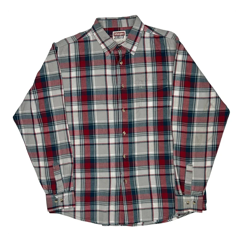 Wrangler Checked Shirt - XL Multicoloured Cotton