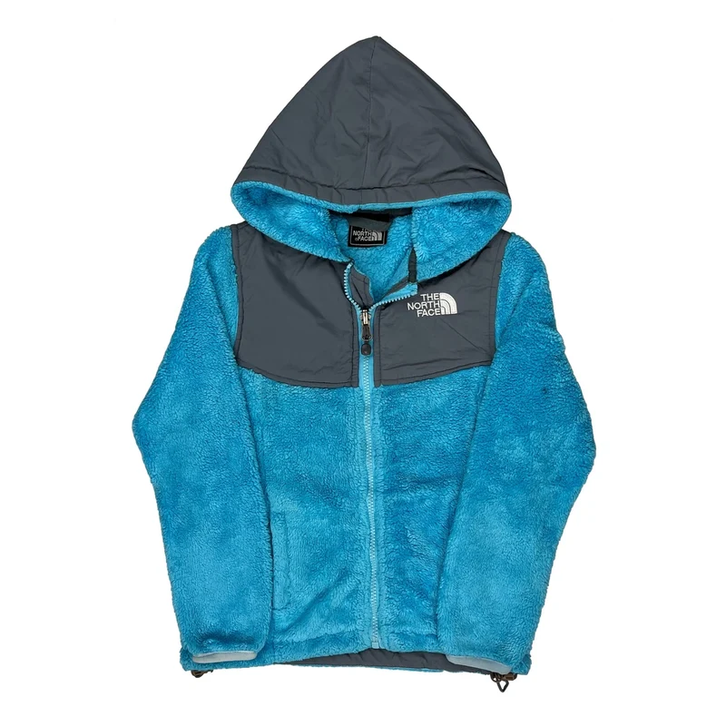 Age 7-8 The North Face Fleece Jacket - Medium Blue Polyester