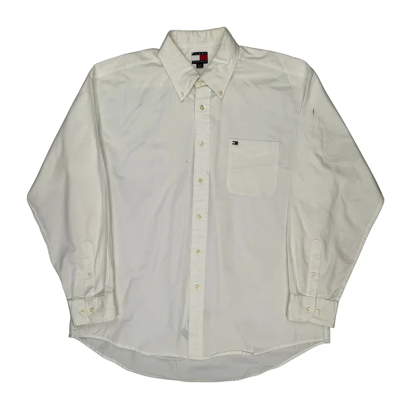 Tommy Hilfiger Shirt - XL White Cotton