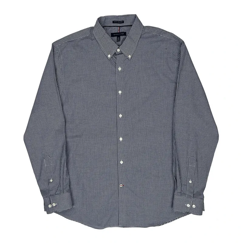 Tommy Hilfiger Slim Fit Shirt - XL Blue Cotton