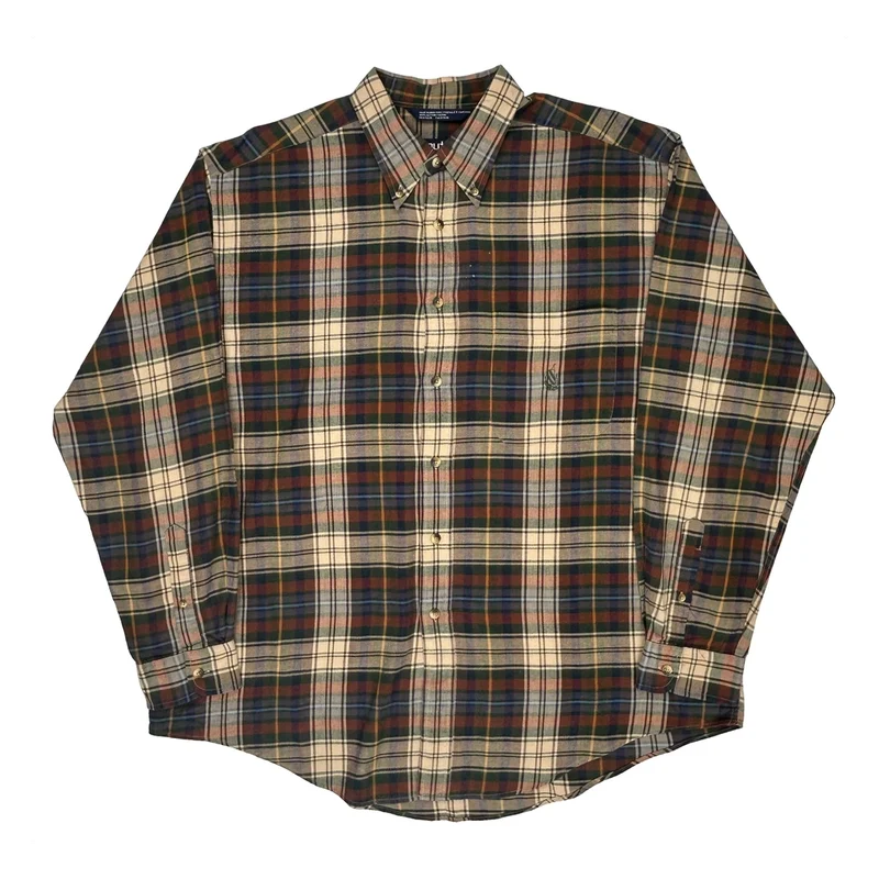 Nautica Checked Shirt - XL Multicoloured Cotton