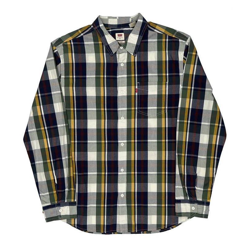 Levis Checked Shirt - XL Multicoloured Cotton