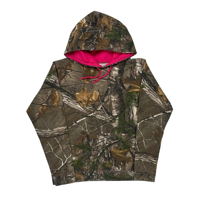Realtree Hoodie - Medium Camo Cotton Blend