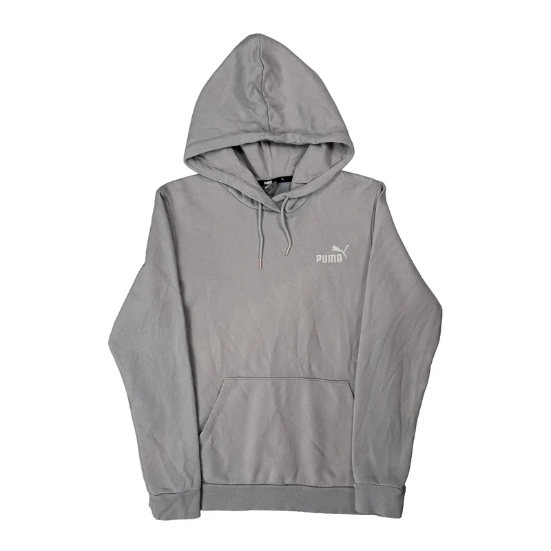 Puma Hoodie - Medium Grey Cotton